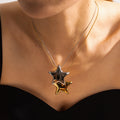 18K Gold Plated Five-pointed Star Necklace